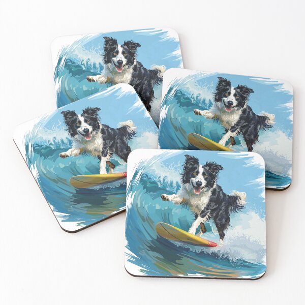 Item preview, Surfing Border Collie designed and sold by VelvetRoom.