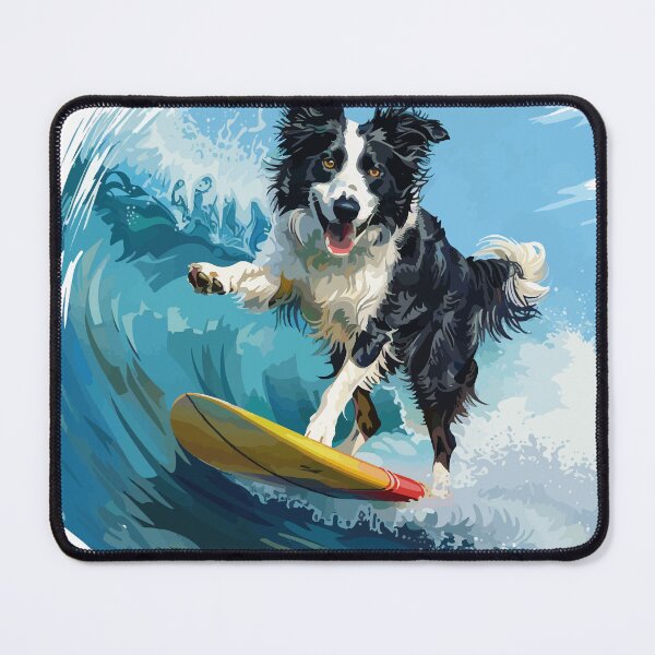 Item preview, Surfing Border Collie designed and sold by VelvetRoom.