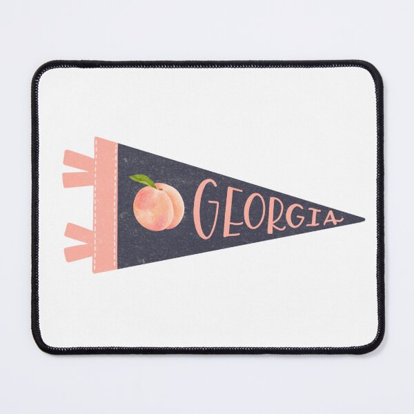 Item preview, Georgia State Pennant - Peach Girly designed and sold by Rosewoodbirch.