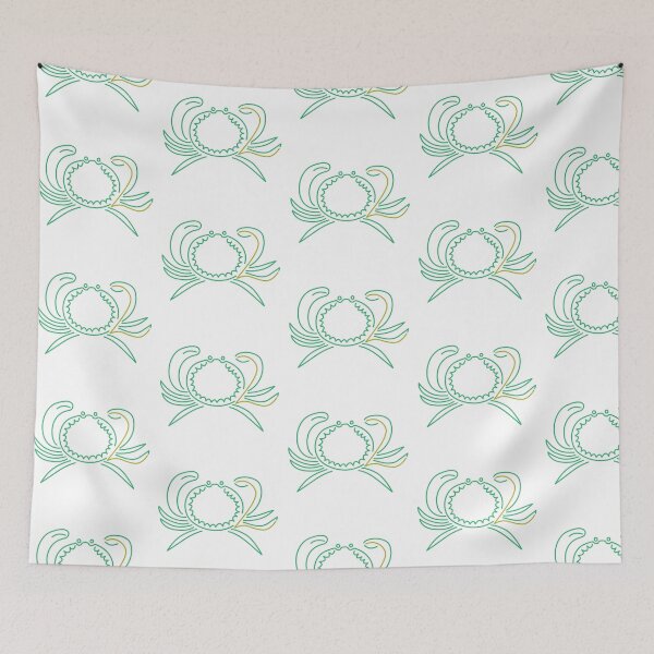 Item preview, Two Crab in Green designed and sold by TessaPeartree.