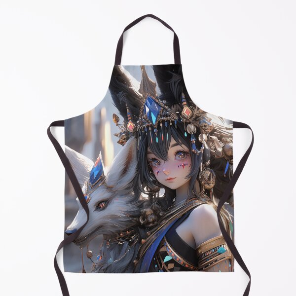 Item preview, Anubis Fox Fantasy Anime Girl designed and sold by bubblegoth.