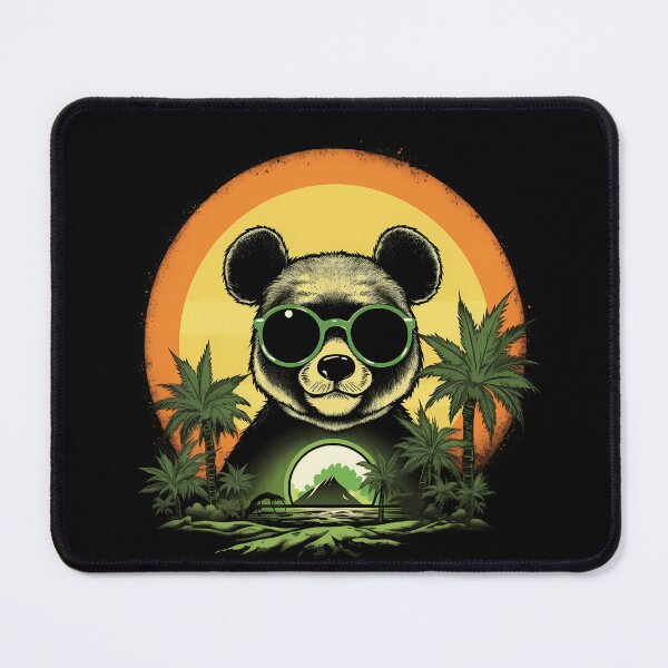 Item preview, Cool Weed Panda Bear in the Green designed and sold by MLArtifex.