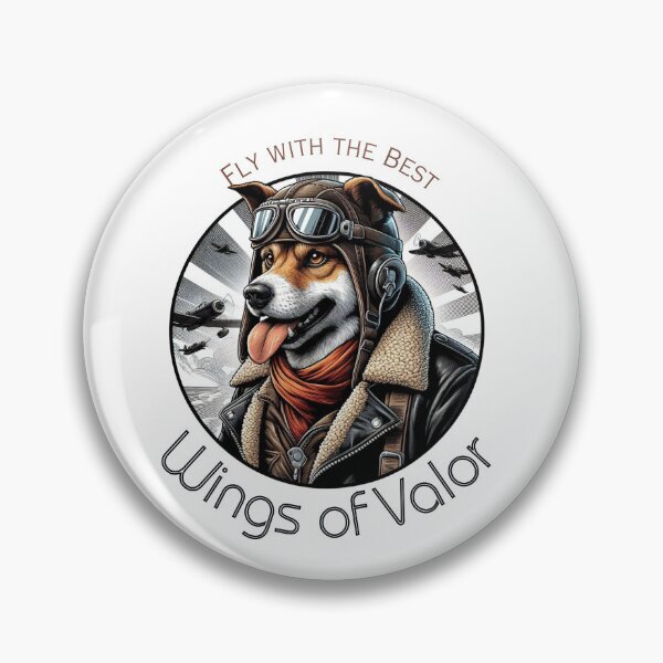 Item preview, dog 1940s pilot - Wings of Valor - Fly with the Best designed and sold by Iden-store.
