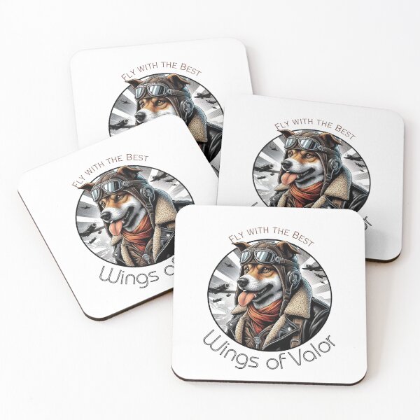 Item preview, dog 1940s pilot - Wings of Valor - Fly with the Best designed and sold by Iden-store.