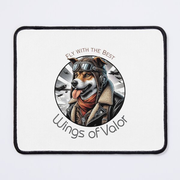 Item preview, dog 1940s pilot - Wings of Valor - Fly with the Best designed and sold by Iden-store.