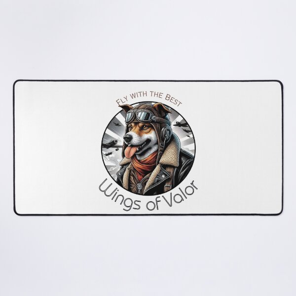 Item preview, dog 1940s pilot - Wings of Valor - Fly with the Best designed and sold by Iden-store.