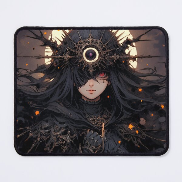 Item preview, Dark Mysterious Celestial Gothic Anime Girl designed and sold by bubblegoth.