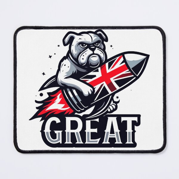 Artikelvorschau, Bulldogge Union Jack, Rakete entworfen und verkauft von jhojho.