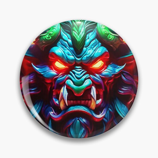 Item preview, Fiery Demon Monster  designed and sold by MatrixTattoo.