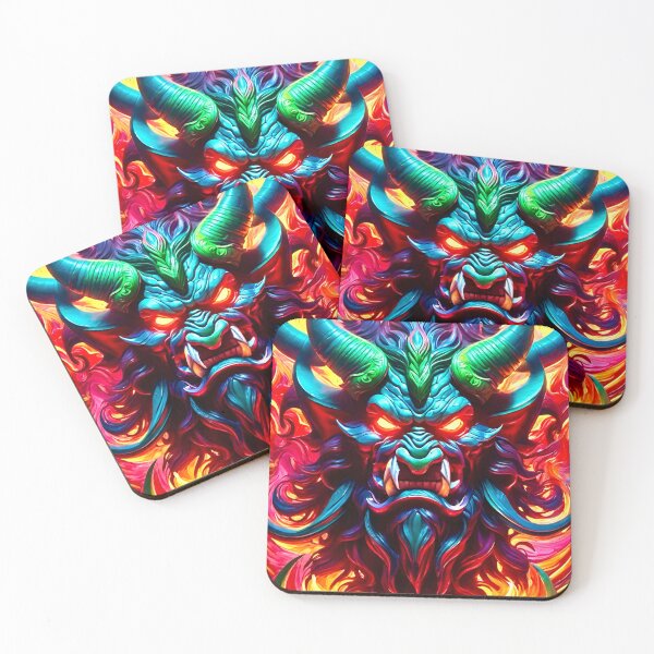 Item preview, Fiery Demon Monster  designed and sold by MatrixTattoo.