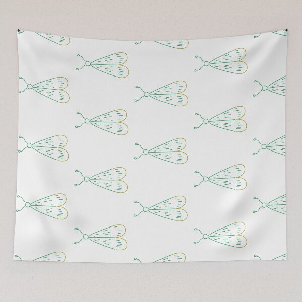 Item preview, Three Moth in Green designed and sold by TessaPeartree.