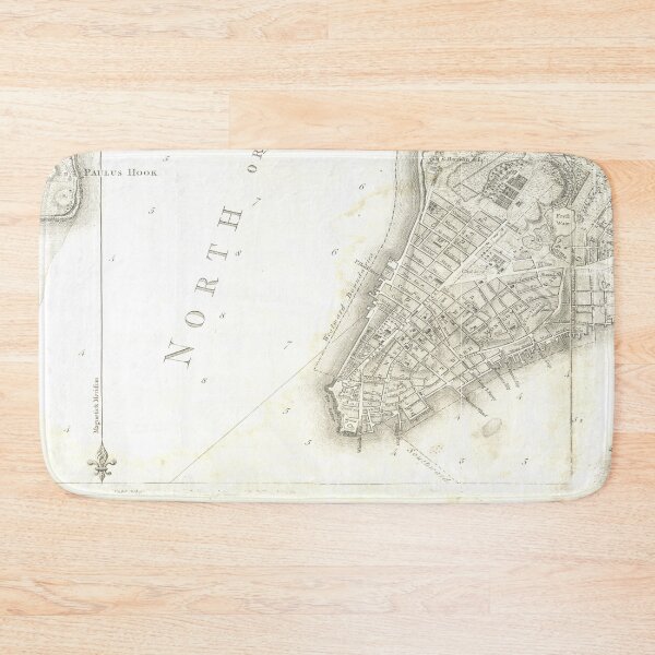 Item preview, Antique Map of New York and Manhattan designed and sold by Pixelchicken.