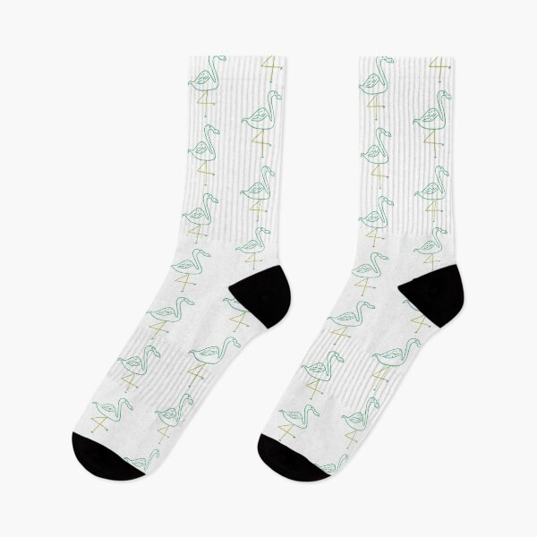 Item preview, Four Flamingo in Green designed and sold by TessaPeartree.