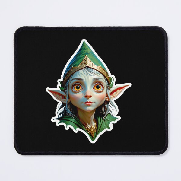 Item preview, Fantasy Elf with Large Eyes designed and sold by artwaves.