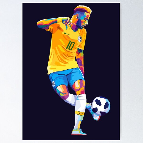 Item preview, Neymar Jr Wpap pop art designed and sold by SiksisArt.