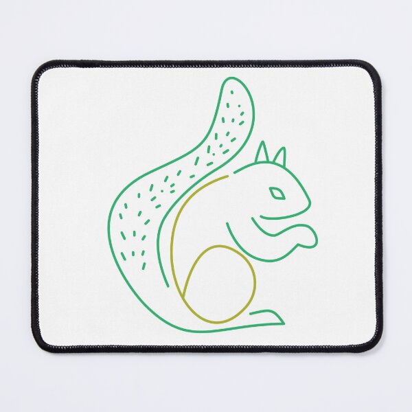 Item preview, Six Squirrel in Green designed and sold by TessaPeartree.