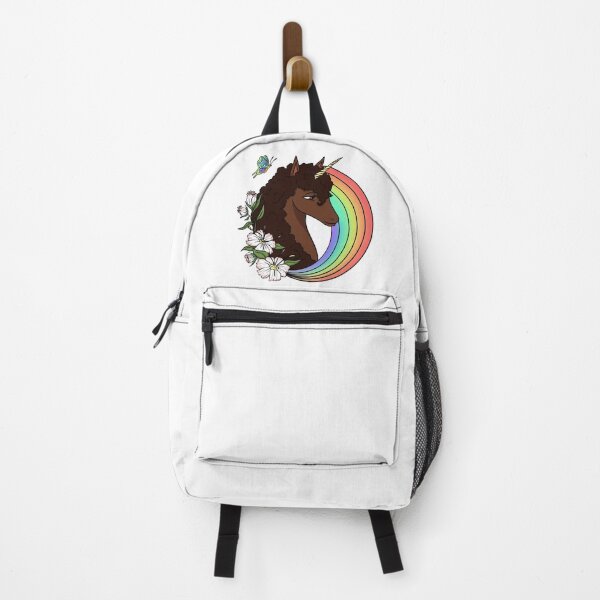 Item preview, Unicorn Rainbow and Flowers | Black Unicorn designed and sold by Shakira Rivers.