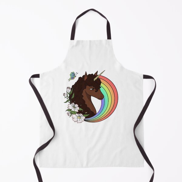 Item preview, Unicorn Rainbow and Flowers | Black Unicorn designed and sold by Shakira Rivers.