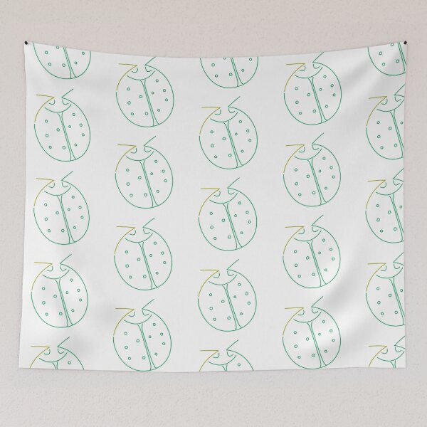Item preview, Seven Ladybird in Green designed and sold by TessaPeartree.