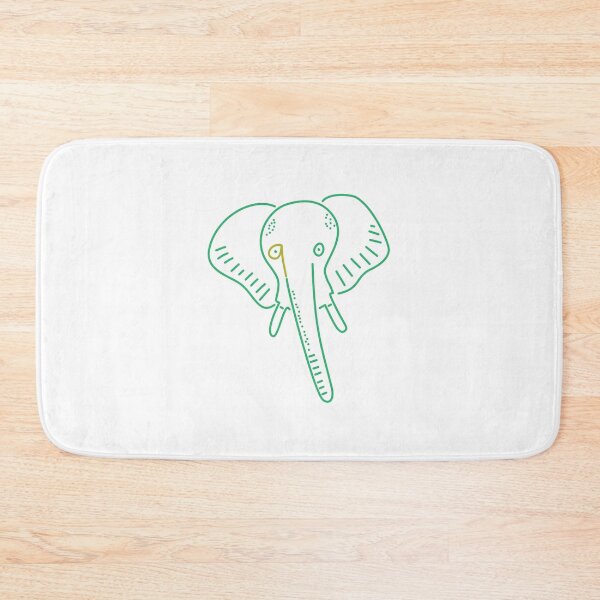 Item preview, Nine Elephant in Green designed and sold by TessaPeartree.