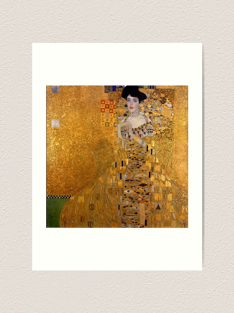 Alternative Ansicht von DIE DAME IN GOLD - GUSTAV KLIMT Kunstdruck