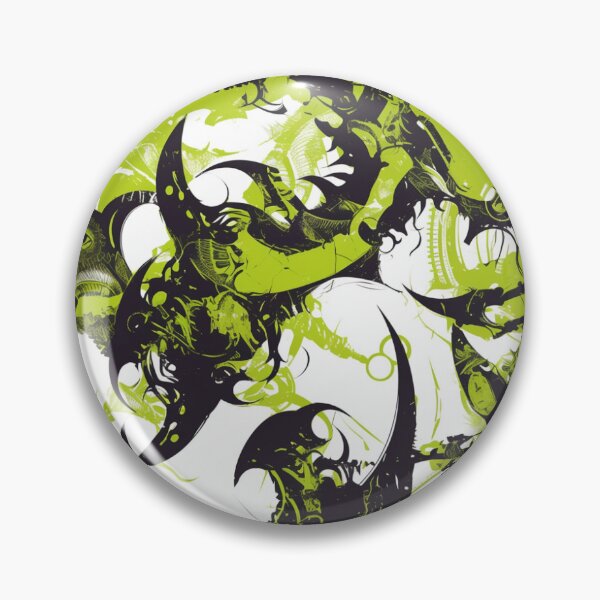 Item preview, Green-white abstraction pattern designed and sold by HIGHWAYTOMERCH.