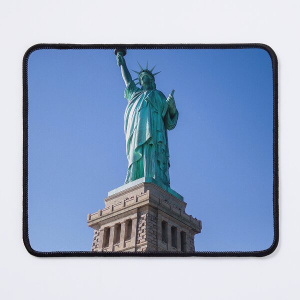 Item preview, Close-Up of the Statue of Liberty on a Clear Day in New York designed and sold by World Wondering Travel Photography.