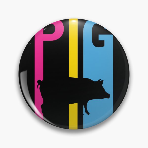Item preview, I Like Pigs And Maybe Like 3 People Pig Lover Farmer Retro designed and sold by smartrocket.