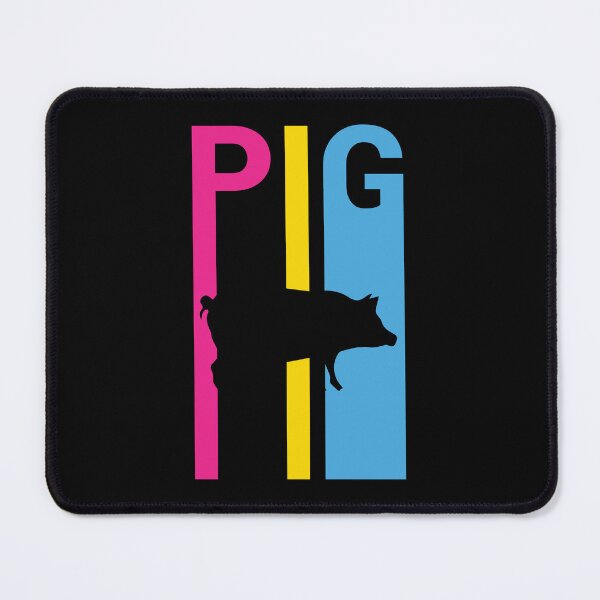 Item preview, I Like Pigs And Maybe Like 3 People Pig Lover Farmer Retro designed and sold by smartrocket.