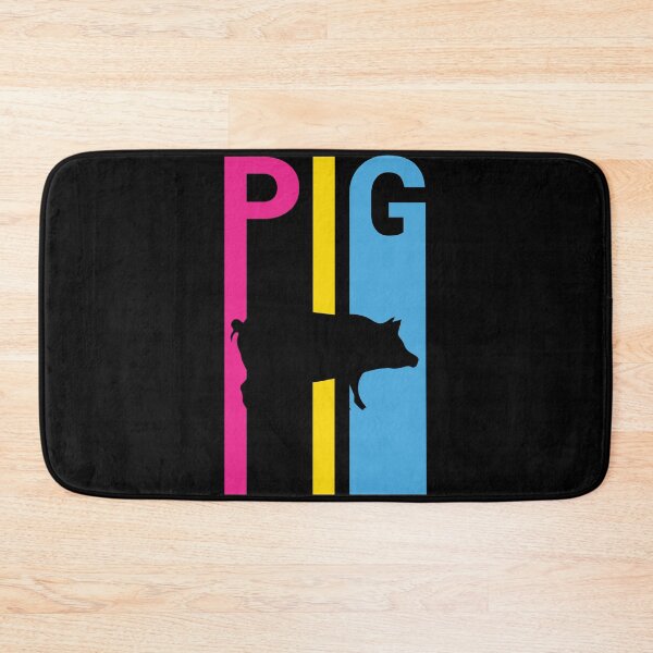 Item preview, I Like Pigs And Maybe Like 3 People Pig Lover Farmer Retro designed and sold by smartrocket.