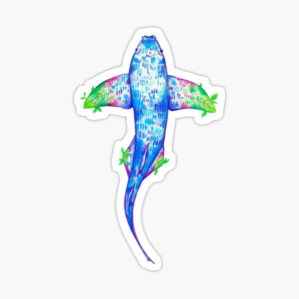 Blueberry nurse shark Sticker
