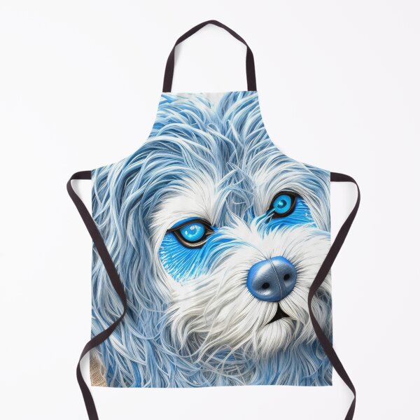 Item preview, Blue shaggy dog designed and sold by Jennifer Morcom.