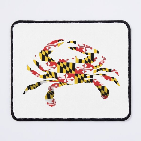 Item preview, Maryland flag crab designed and sold by therapymama.