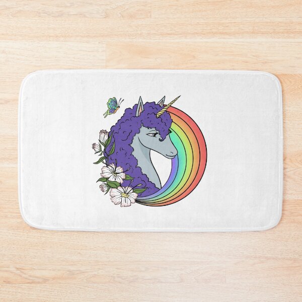 Item preview, Unicorn Rainbow and Flowers  designed and sold by Shakira Rivers.