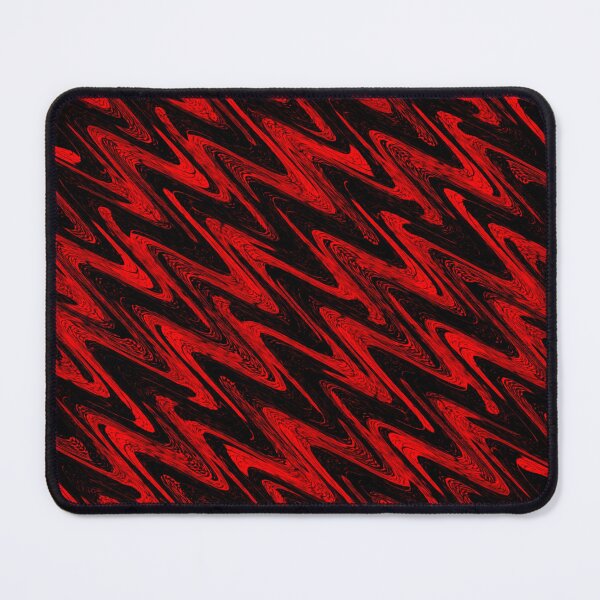 Item preview, Abstract Red & Black ZigZag Radio Fractals designed and sold by SXW Designs.