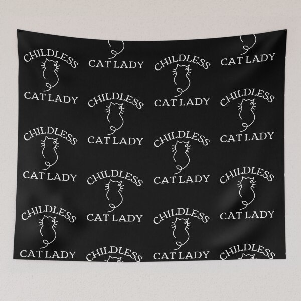Item preview, Childless Cat Lady for Kamala Harris 2024 Presidential Election designed and sold by fordemocrats.
