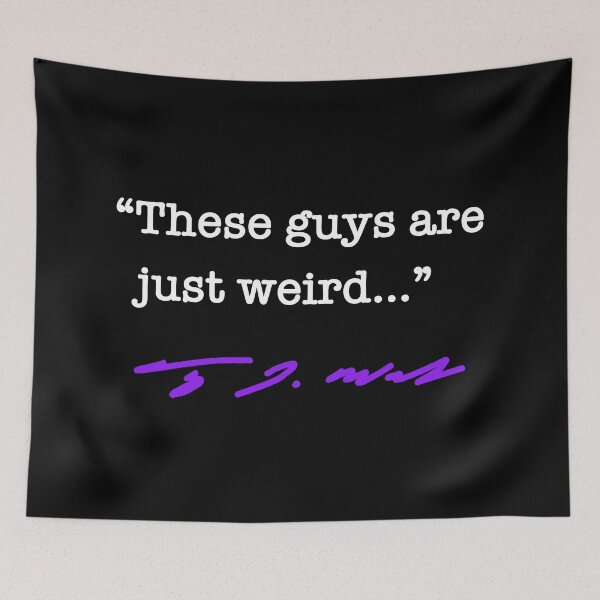 Artikelvorschau, These guys are just weird - Tim Walz (white/Purple) entworfen und verkauft von Thelittlelord.