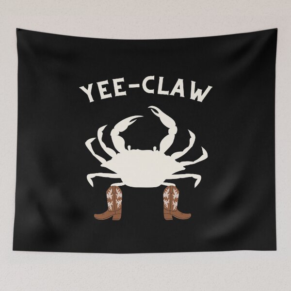 Item preview, Yee Claw Crab with Cowboy boots designed and sold by RedPumpFlash.