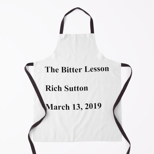 Item preview, T-Scirt / Rich Sutton / The Bitter Lesson designed and sold by Francesco Pelosin.