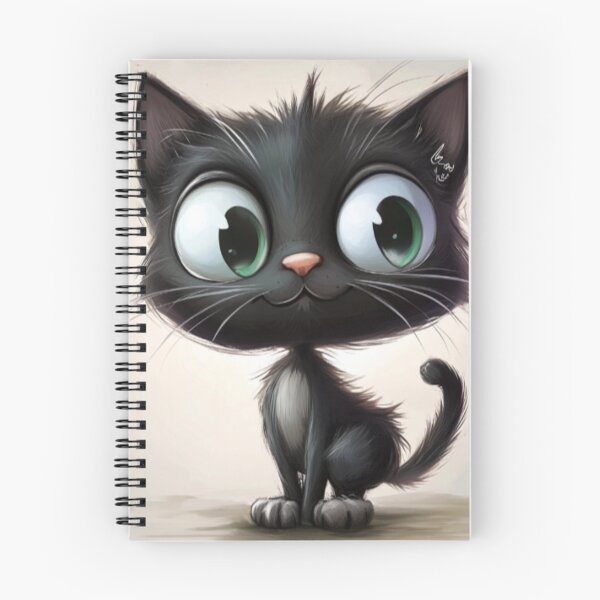 Item preview, Big-Eyed Midnight Kitten designed and sold by Rafał Stadnik.