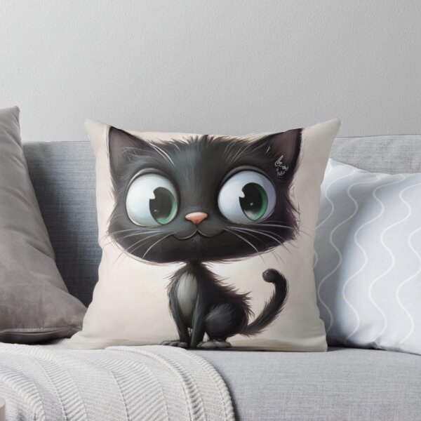 Item preview, Big-Eyed Midnight Kitten designed and sold by Rafał Stadnik.