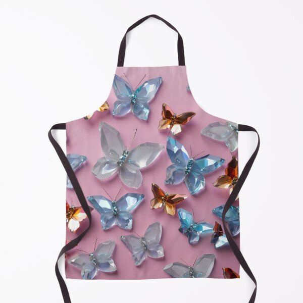 Item preview, Glass Butterflies on Purple Background designed and sold by Hummy-studio.