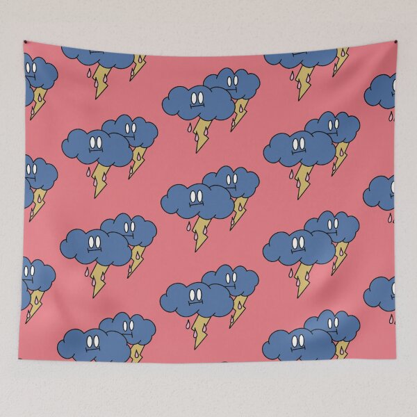 Item preview, Groovy Angry Clouds designed and sold by OldSoulKraft.