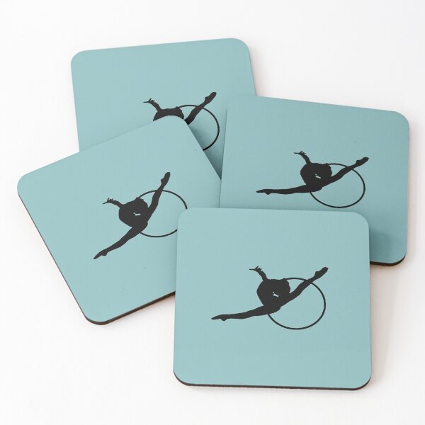 Item preview, Rhythmic Gymnastics Split Leap Silhouette designed and sold by DSurwill.