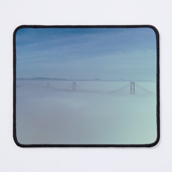 Item preview, Bay Bridge Emerging from the Fog, San Francisco designed and sold by World Wondering Travel Photography.