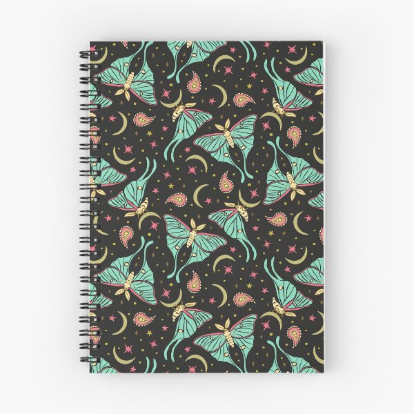 Item preview, Teal Celestial Luna Moth and Paisley Pattern. Nocturnal Butterfly Design designed and sold by paldronma.