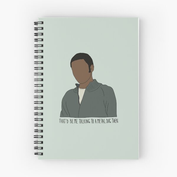 Item preview, "That'd Be Me Talking To A Metal Dog Then" Mickey Smith Quote Print Design  designed and sold by abldesign.