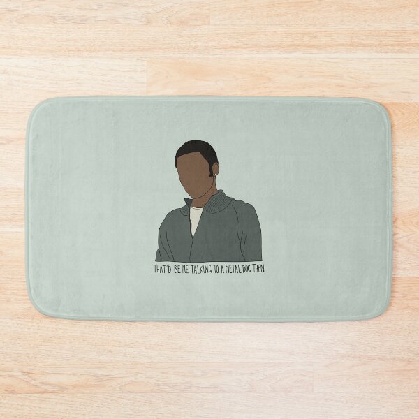 Item preview, "That'd Be Me Talking To A Metal Dog Then" Mickey Smith Quote Print Design  designed and sold by abldesign.