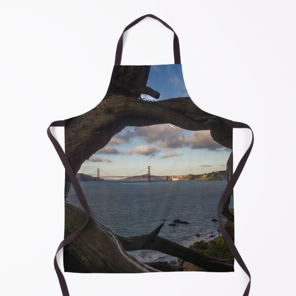 Item preview, Golden Gate Bridge Framed by Tree, San Francisco designed and sold by World Wondering Travel Photography.