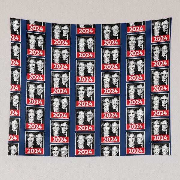 Item preview, Kamala Harris Tim Walz 2024 designed and sold by partyfarty.
